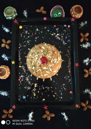 एगलेस ड्राई फ्रूट आटा केक (Eggless dry fruit aata cake recipe in hindi) रेसिपी मुख्य फोटो