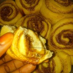 A picture of Cinnamon rolls.