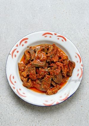 Foto resep Balado Hati dan Daging Sapi