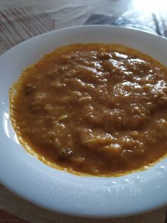 Una foto de Sopas de ajo versión vegana