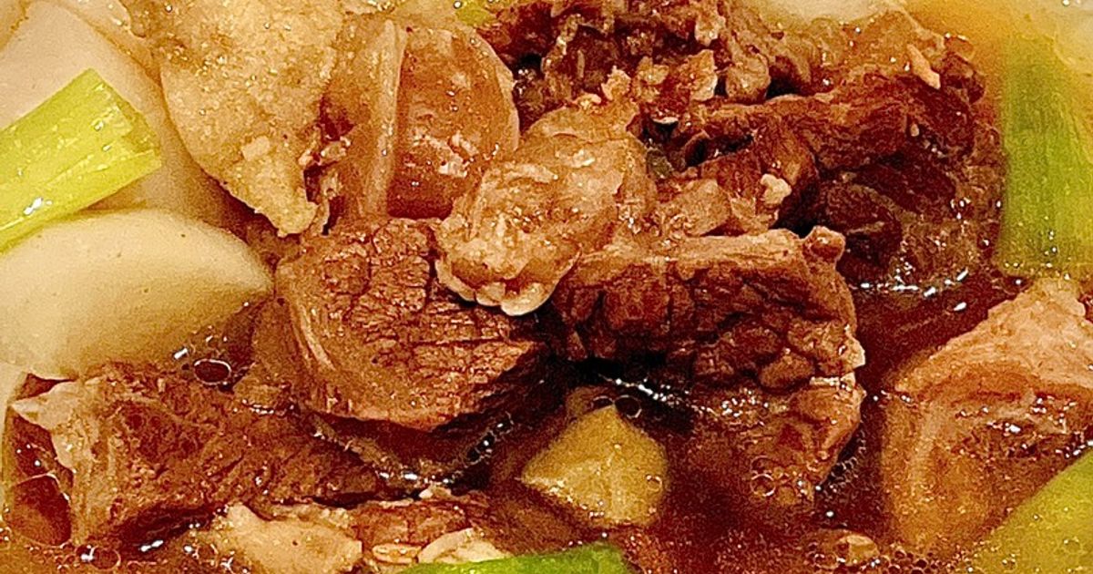 Resep Sup Urat Daging Sapi Dan Lobak Dengan Angcau oleh Nathalia Tj ...