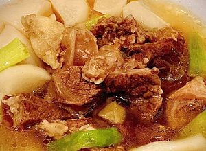 Foto resep Sup Urat Daging Sapi dan Lobak Dengan Angcau