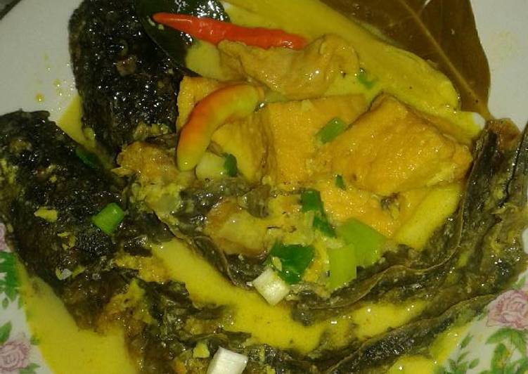 Kuah kuning ikan leta  lele tahu 