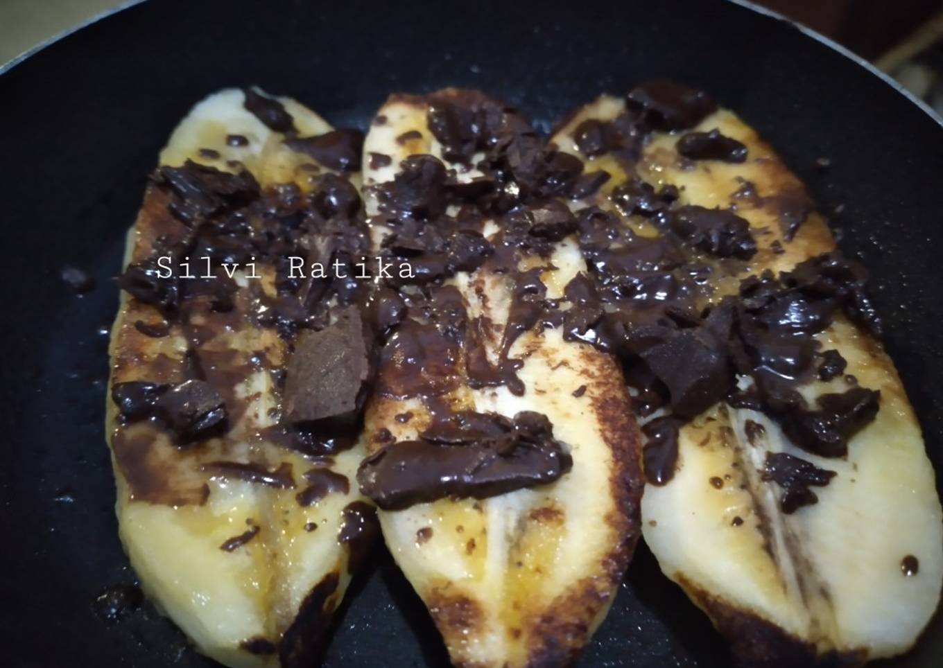 Pisang Bakar Coklat Simple