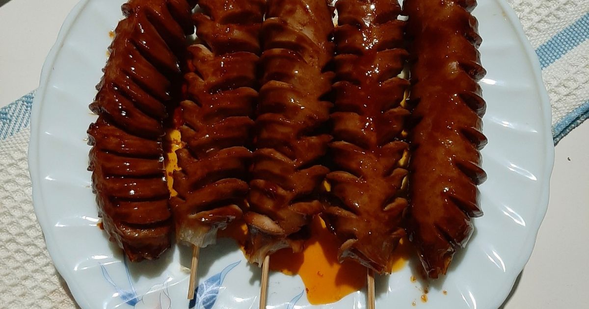 Sosis Bakar Saus Tiram