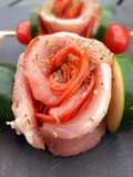 Brochettes de roses