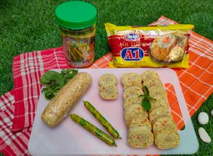 Foto resep Rolade Mie w/ otak2 Gaga