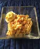 Ensalada de fusilli con zanahoria