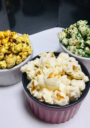 Una foto de PopCorn tres Sabores!
