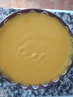 Una foto de Crema de calabaza