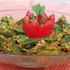 Masala bhindi A picture of Masala bhindi.