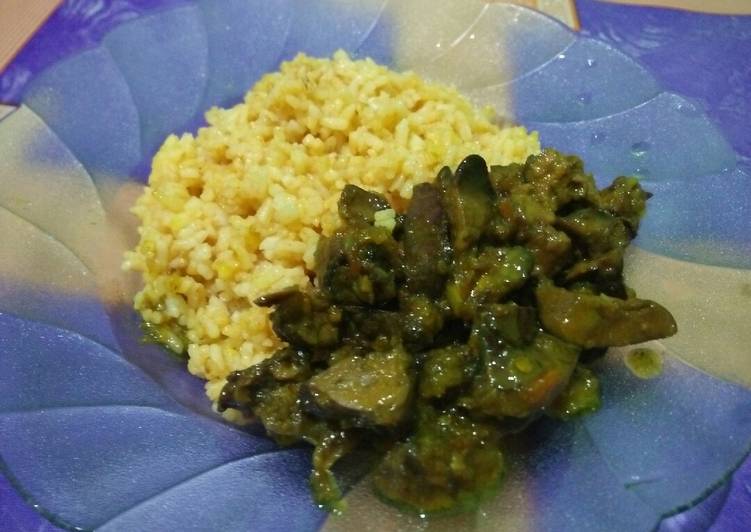 Oseng kuning hati ayam