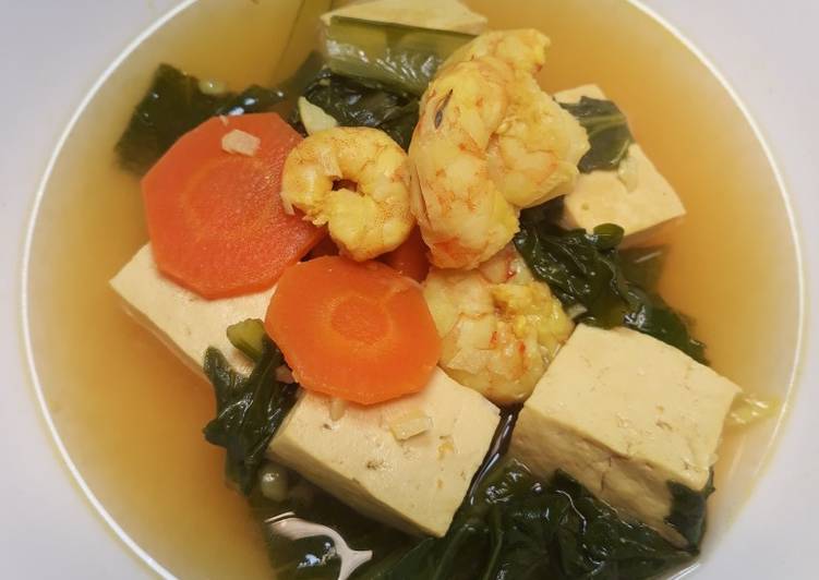 #50 Sup Udang Tahu Ala Thai