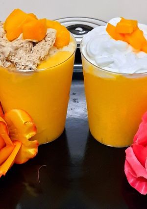 A picture of Mango Frappe 🥭🥭.