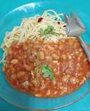 Spaghetti With Baked Beans Casserole