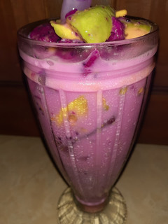 Foto resep Es buah naga alpukat