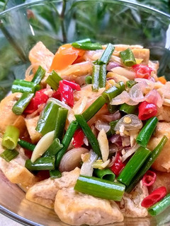 Foto resep Tumis Tahu Kembang daun bawang