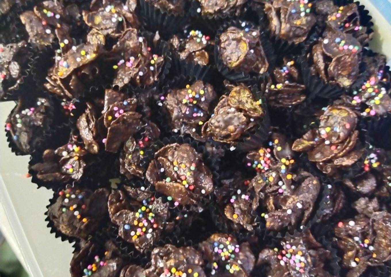 Cornflakes Coklat (Cemilan enak untuk anak) Vegan