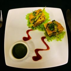 A picture of Daal Rice Dhokla.