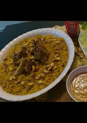 صورة لوصفة كبسه بلحم الخروف