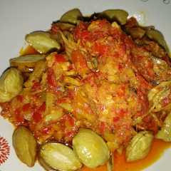 รูปของ Sambalado asam durian ala minang