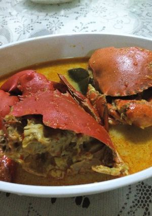 Foto resep kare kepiting