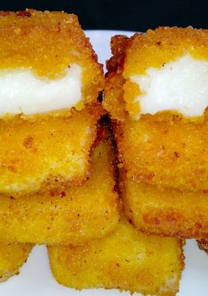 A picture of Milk Fry | Fried Milk Which Will Melt In Your Mouth.