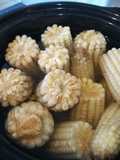 Elotes hervidos en olla de cocción lenta