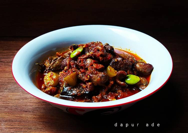 Sambel Goreng Ati Ampela Belimbing Sayur Pete