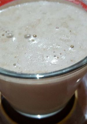 Una foto de Desayuno de avena con cacao