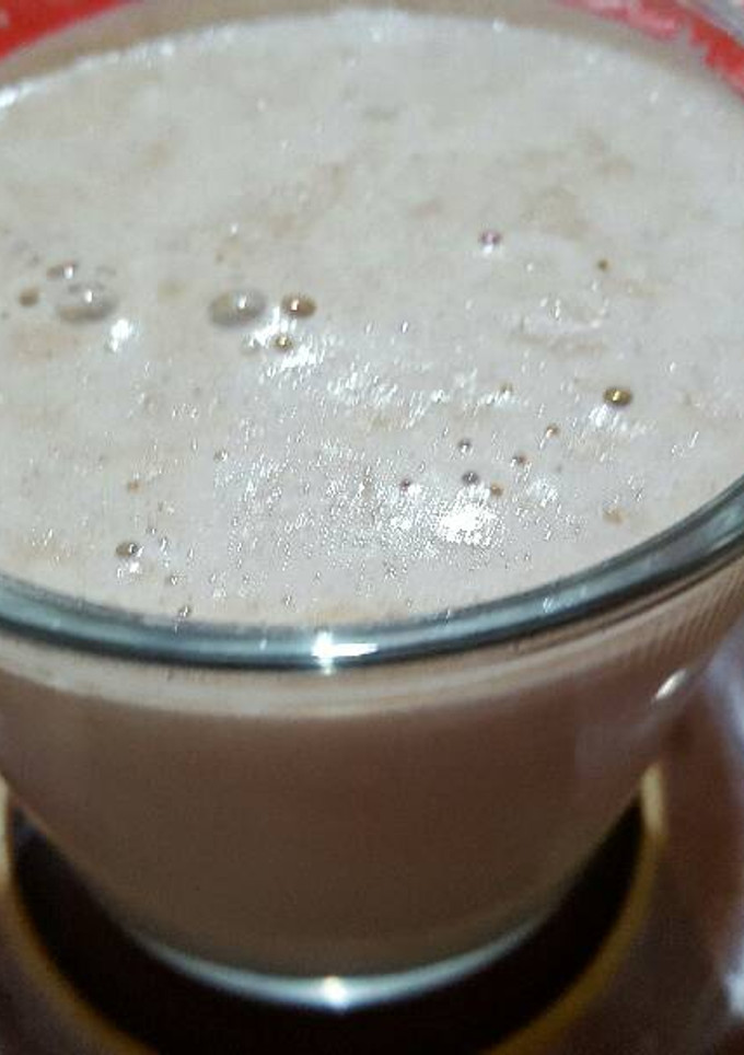 Una foto de Desayuno de avena con cacao