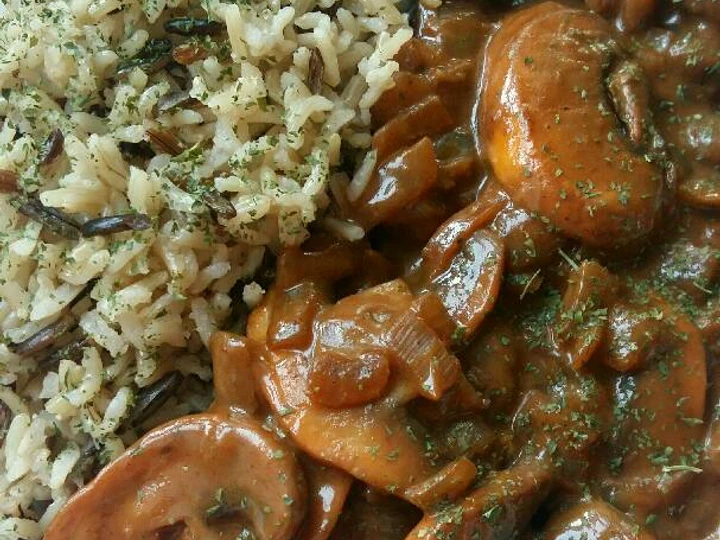 Recipe Vickys Mushroom Stroganoff, GF DF EF SF NF the Delicious You can take Joss in your mouth