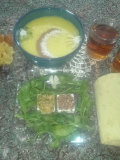 عکسی از دستور شله زرد