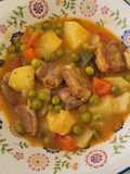 Patatas Guisadas con Costilla en Adobo