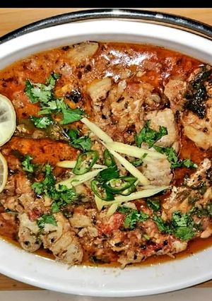 A picture of Fish karhai #WEARETOGETHER.