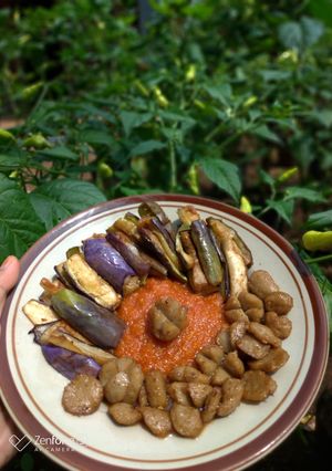 Foto resep Terong bakso cocol sambal