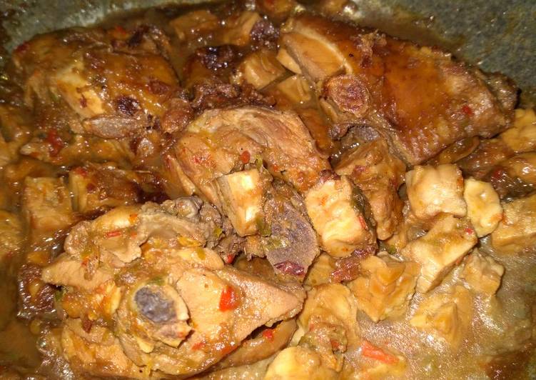 Resep Ayam dan tempe kecap Anti Gagal