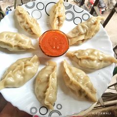 Homemade Chicken MOMOS A picture of Homemade Chicken MOMOS.