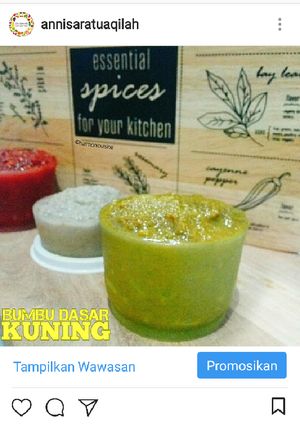 Foto resep Bumbu dasar kuning