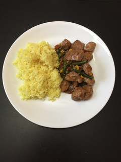 A picture of Maple Syrup-Garlic Pork Stir Fry.