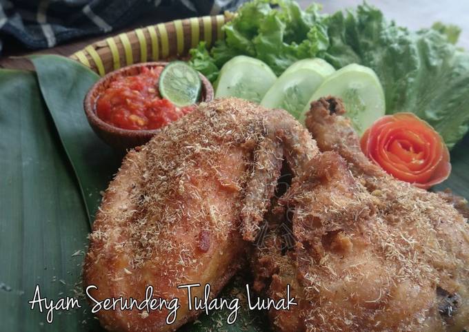 Ayam Serundeng Tulang Lunak