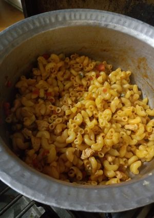 A picture of Desi style pasta.