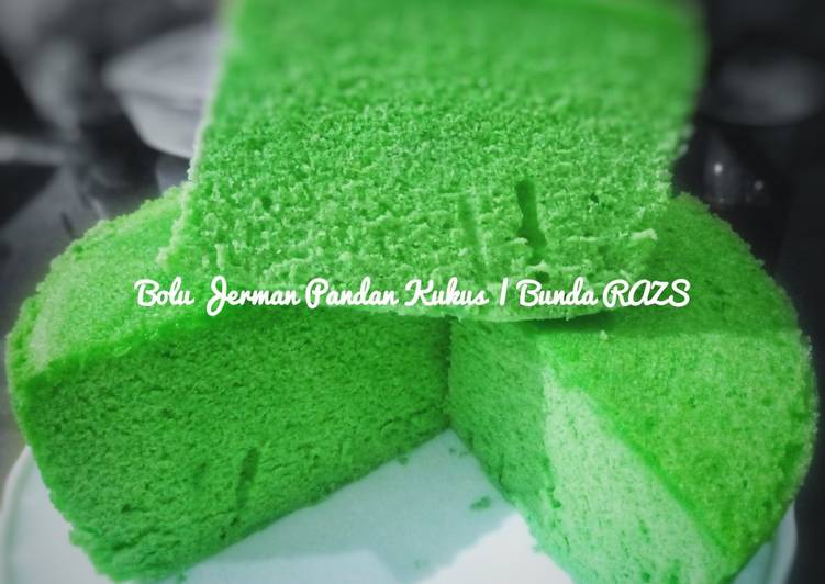 Resep Bolu Jerman Pandan Kukus, Sempurna