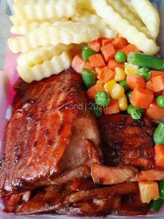 Foto resep Salmon Steak Teriyaki #japanese