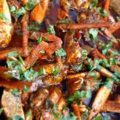 Crab curry A picture of Crab curry.