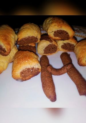 Chocolate bar cookie ainihin hoton girkin