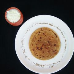 A picture of Lachha parantha.