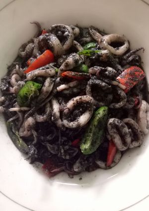 Foto resep Cumi Hitam Pedas