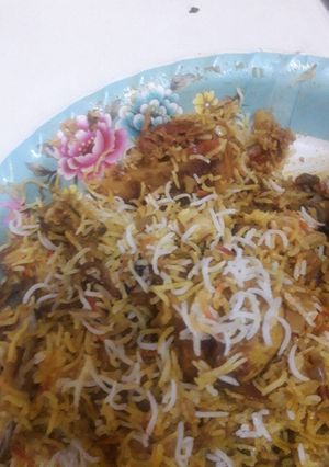 صورة لوصفة كبسه دجاج