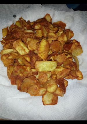 A picture of Sweet potato chips.